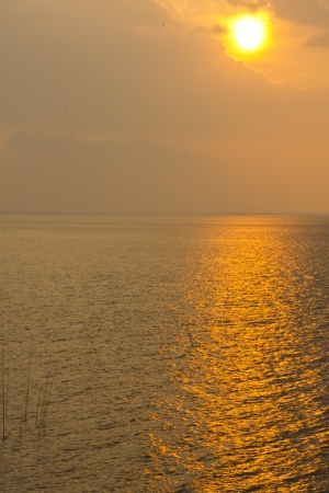 Stock Photo - Sunset at the seaの写真素材