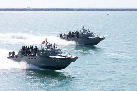  Observe of Thai battleship, Sattahipのeditorial素材