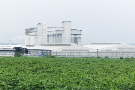 Stock Photo - Factory and blue skyのeditorial素材