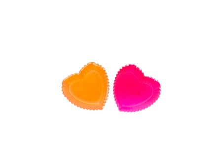 Stock Photo - Colorful thai jelly,isolated on white backgroundの写真素材