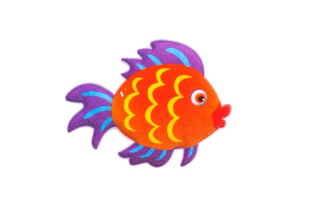 Stock Photo - sticker colorful cartoon fishの写真素材