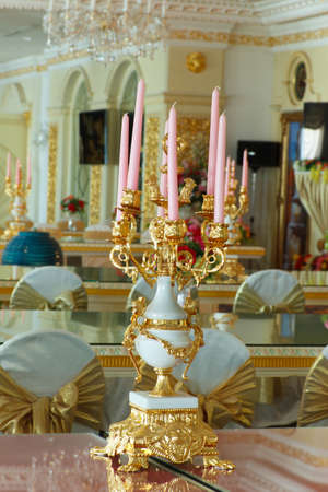 Stock Photo - vintage Candlestickのeditorial素材