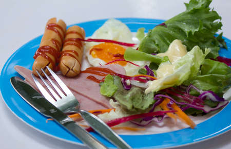 Stock Photo - Fresh Caesar salad,Concept ror healthy lifestyleの写真素材