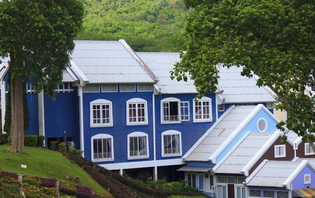 Tropical hotel in the jungle Stock Photoのeditorial素材