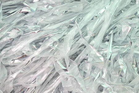 Recycled plastic background Stock Photoの写真素材