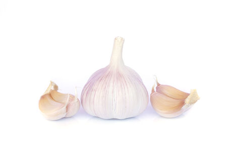 Garlic bulb and cloves  - Stock Imageの写真素材
