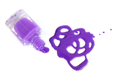 Nail polish squiggle - Stock Imageの写真素材