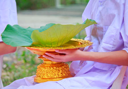 The tradition for thai men twenty year oldの写真素材