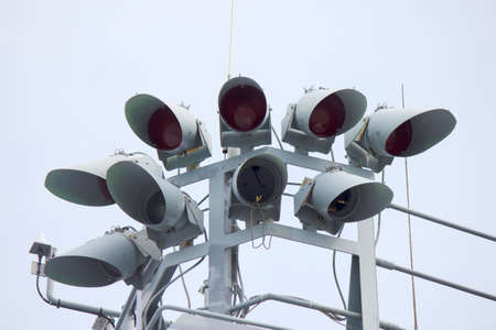 Equipment in use shows weathering and corrosion.