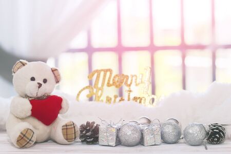 Merry christmas/Christmas holiday decorations.の写真素材