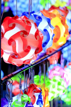 Beautiful lanterns at night. lantern is one of the most popularの写真素材