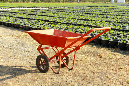 Trolley for construction and gardening.の写真素材