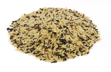 High GABA nutrient organic rice as isolate background.の写真素材