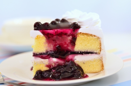 Cake set for coffee breakの写真素材