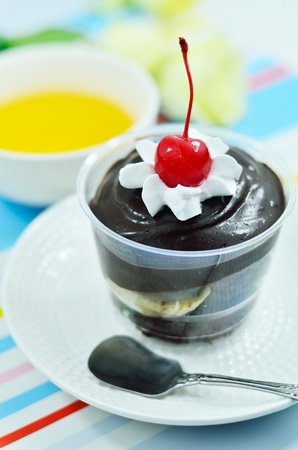 Cake set for coffee breakの写真素材