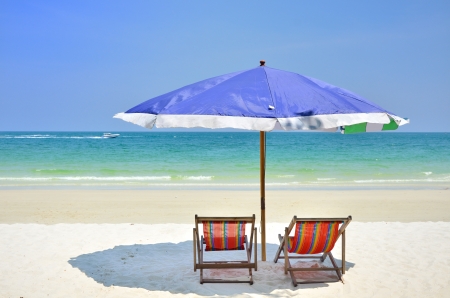 Holiday and travel at seaの写真素材