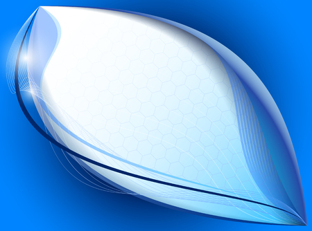Futuristic blue frame abstract backgroundのイラスト素材