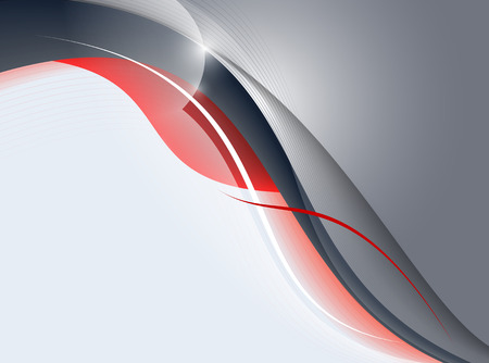 Grey abstraction with red elementsのイラスト素材