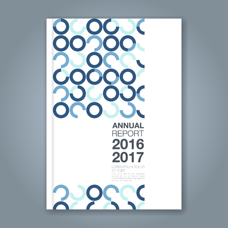 Abstract minimal geometric circle design background for business annual report book cover brochure flyer posterのイラスト素材