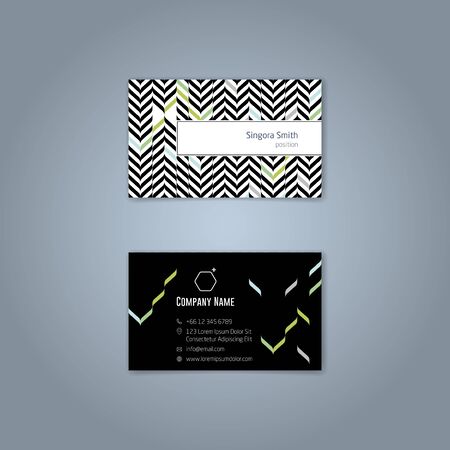 Modern creative business card template.のイラスト素材
