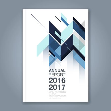 Abstract minimal geometric shapes polygon design background  for business annual report, book cover, brochure, flyer, and posterのイラスト素材
