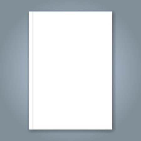 Blank sample cover for business annual report, book pageのイラスト素材