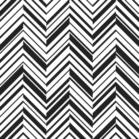 Zigzag lines.Seamless surface pattern design with wavy linear ornament. Repeated chevrons wallpaper. Vector illustration.のイラスト素材