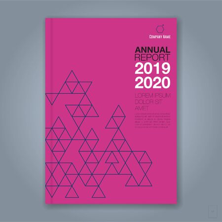 Abstract minimal geometric circle background for business annual report book cover brochure flyer posterのイラスト素材