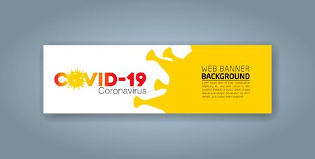 Covid-19 Coronavirus concept inscription typography design  , Contagious diseases of the characters when exposed to a virus, dangerous virus vector illustrationのイラスト素材