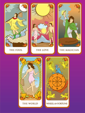 vector tarot cardのイラスト素材