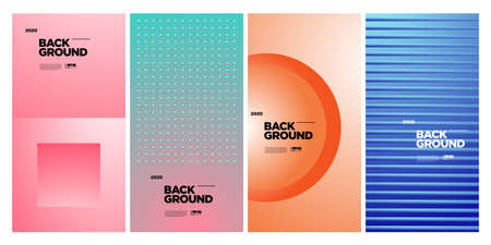 Vector abstract colorful geometric background for banner, poster, cover, social media feed and story