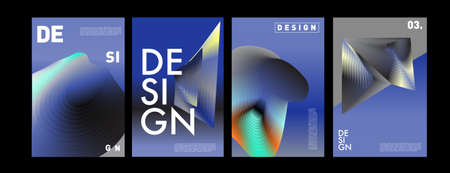 Vector colorful gradient fluid and liquid abstract background poster and banner social media feed,...