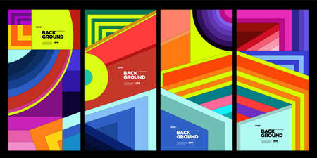 New 2021 Vector banner background and social media post design template