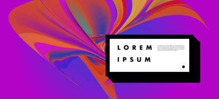Modern Colorful Landing page Abstract Fluid Background Template. Wave Liquid shape in colorful Website background designの写真素材