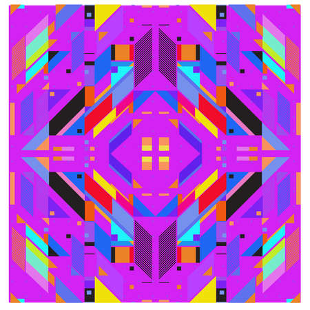 Trendy geometric elements memphis pattern design. Retro style texture pattern and elements. Modern...
