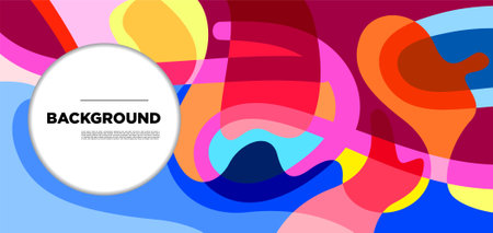 Vector colorful liquid abstract background patternのイラスト素材