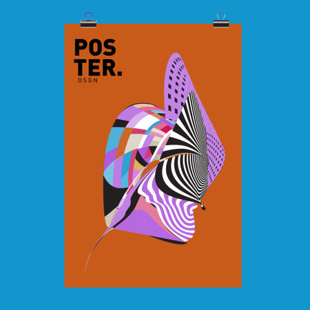 Abstract Colorful Curvy Liquid Cover and Poster Design Template. Flat Bubble Shape Layout Design Composition and Templates.のイラスト素材