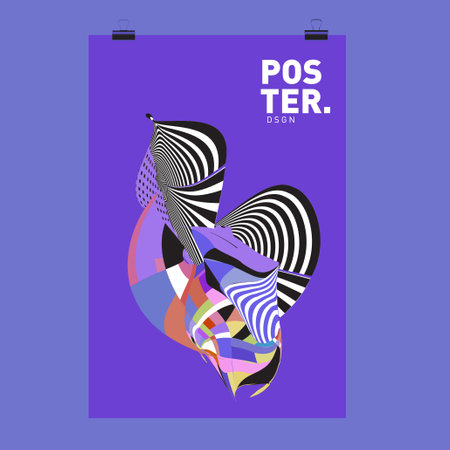 Abstract Colorful Curvy Liquid Cover and Poster Design Template. Flat Bubble Shape Layout Design Composition and Templates.のイラスト素材