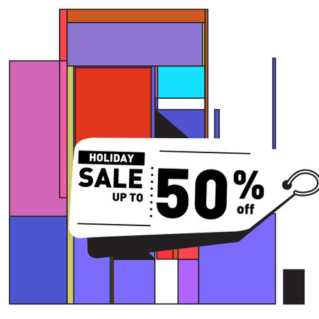 Summer sale colorful style banner and Poster. Fashion, music, and lifestyle event with discount poster. Vector holiday Abstract colorful illustration with special offer and promotion.のイラスト素材