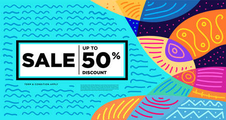 Colorful abstract geometric and fluid banner template for marketing promotion material. Giveaway, cash back, gift card, and member card bonus design templates.のイラスト素材