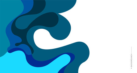 Colorful abstract liquid and fluid background for banner designのイラスト素材