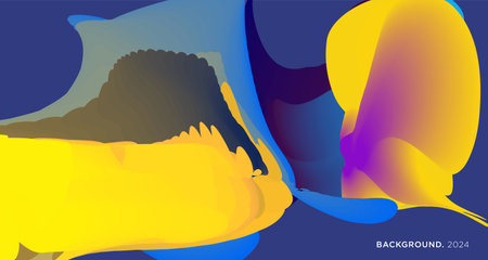 Abstract background with dynamic effect. Vector illustration. Can be used for advertisingeting and presentation.のイラスト素材