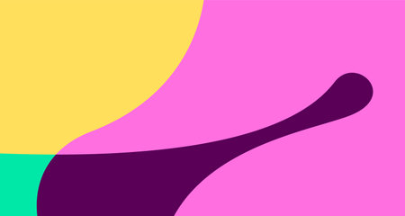 abstract background with geometric shapes in trendy colors of the year 2021のイラスト素材