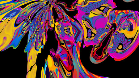 Abstract coloring background of the nature gradient with visual wave and lighting effects