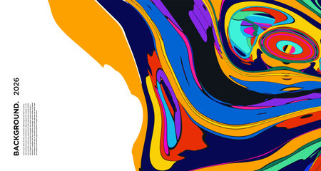 Vector colorful abstract background. Illustration for your design. Eps10のイラスト素材