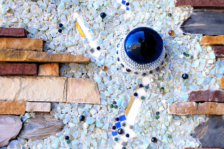 Colorful Mosaic at Wat Phra That Pha Kaew, Phetchabun の写真素材