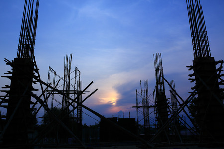 Construction Site silhouettes 