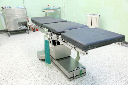 operating bed in hospital