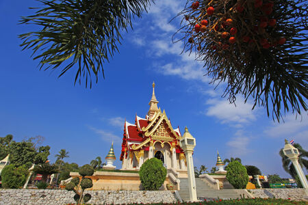The Udonthani city pillar shrine, Famous place to travel at Udonthani, Thailand 