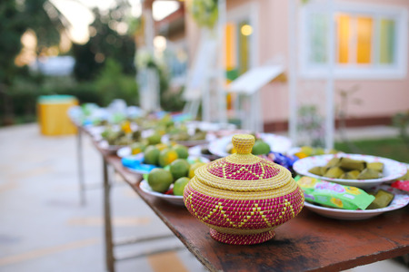 Thai wedding accessories for Relaunch ceremony
